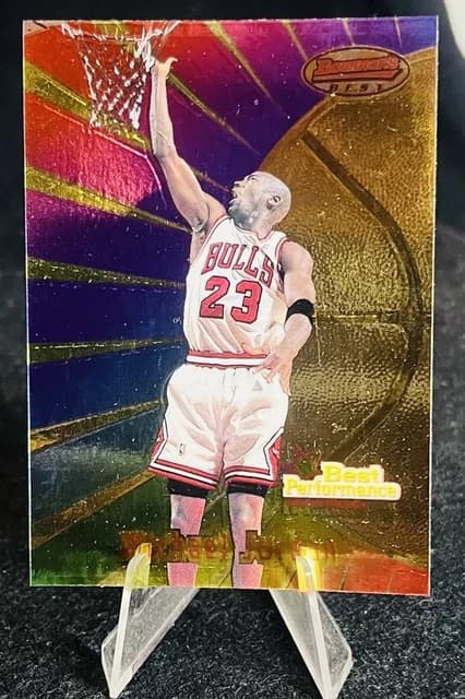 1997-98 Bowman's Best - Best Performance Michael Jordan #96