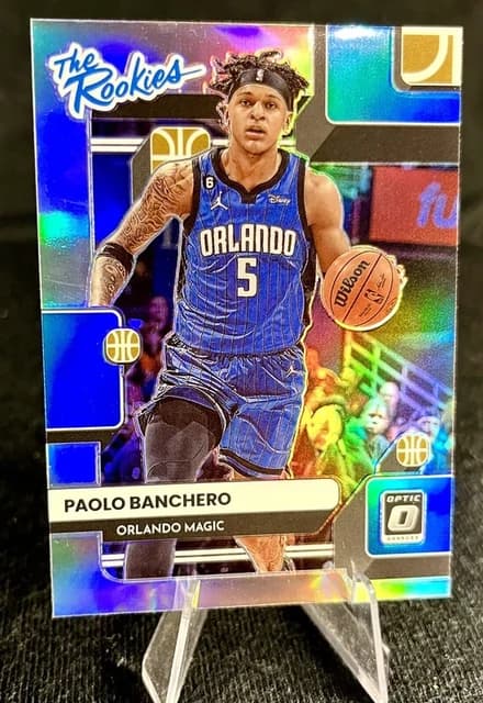 2022-23 Donruss Optic Paolo Banchero The Rookies Silver Holo Prizm Magic RC