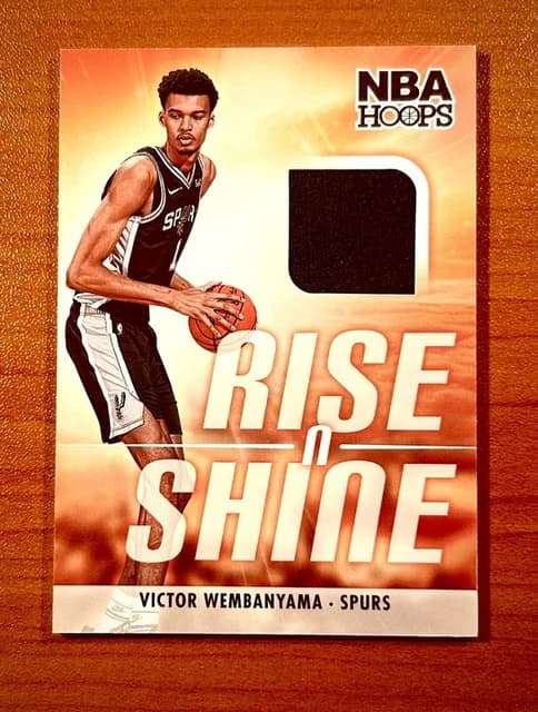 Victor Wembanyama 2023-24 NBA Hoops Rise And Shine RC Patch #RS-WEM