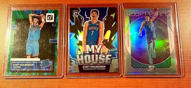 Chet Holmgren GREEN LASER, MY HOUSE, HOOP DREAMS HOLO RC!